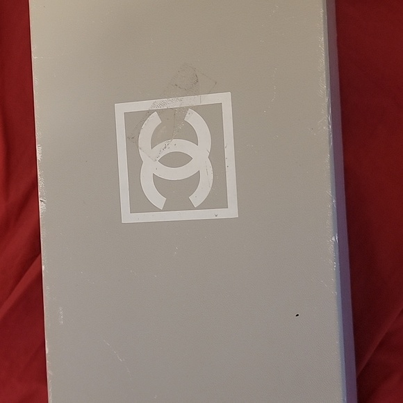 EUC Chanel Clogs Nubuck Leather Silver Hardware Studs - Picture 10 of 11